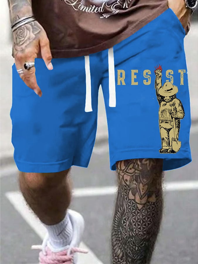 Men's Protect Our National Parks Print Shorts