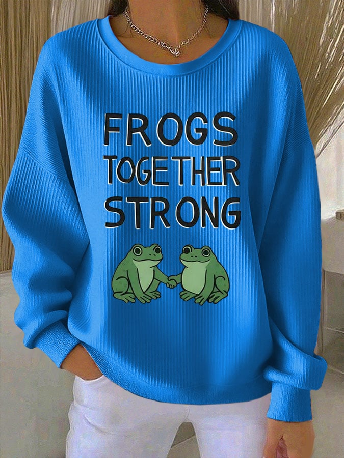 Women's Frogs Together Strong Sweatshirt