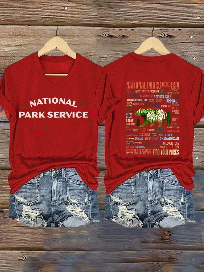 Women's National Parks Explore, Protect, Preserve Print T-Shirt