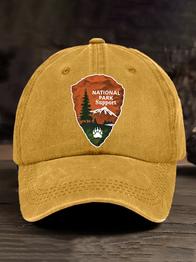 Protect Our National Parks Print Baseball Cap