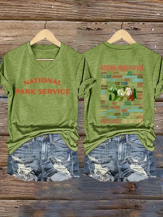 Women's National Parks Explore, Protect, Preserve Print T-Shirt