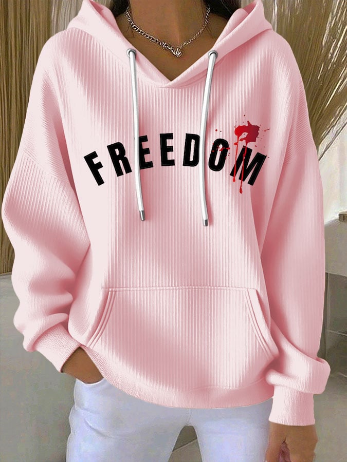 Women's Commemorative Leader Print Casual Hoodie