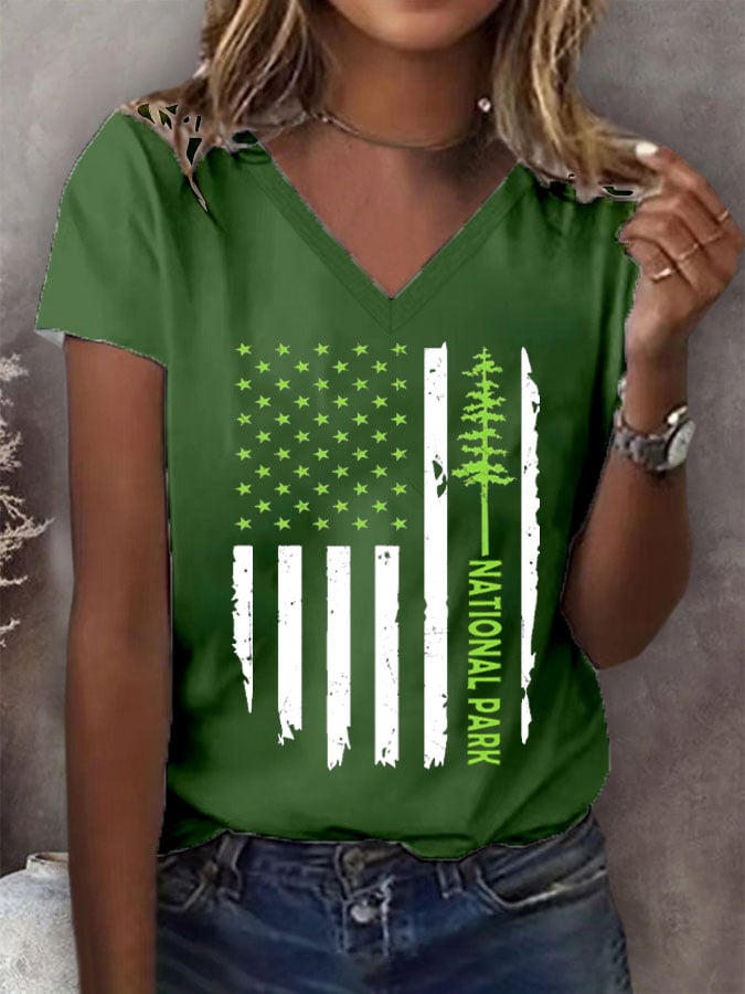 Women's National Park Print T-Shirt