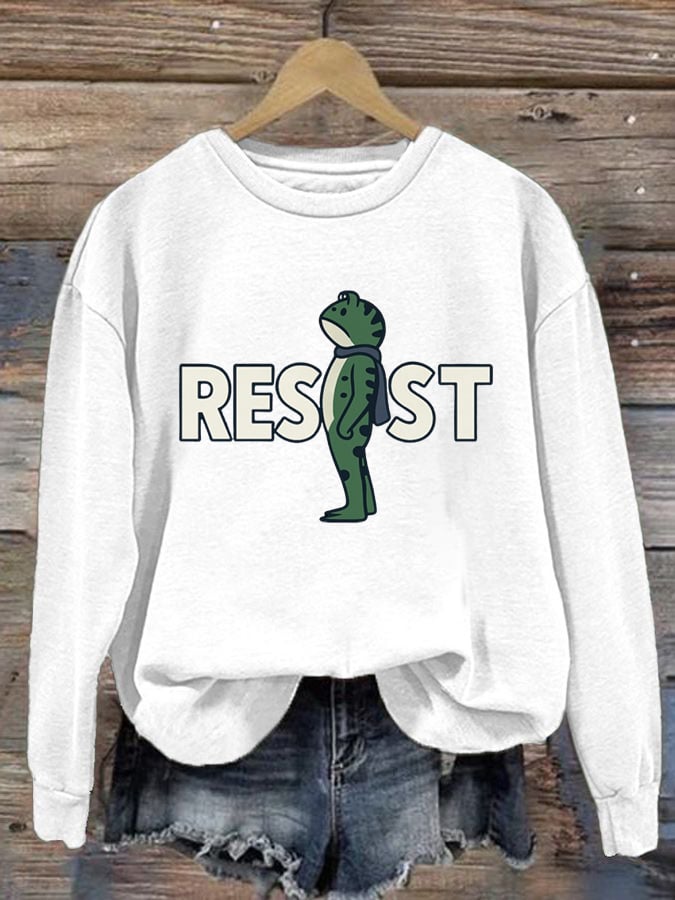 Women's FDT Print Casual Sweatshirt