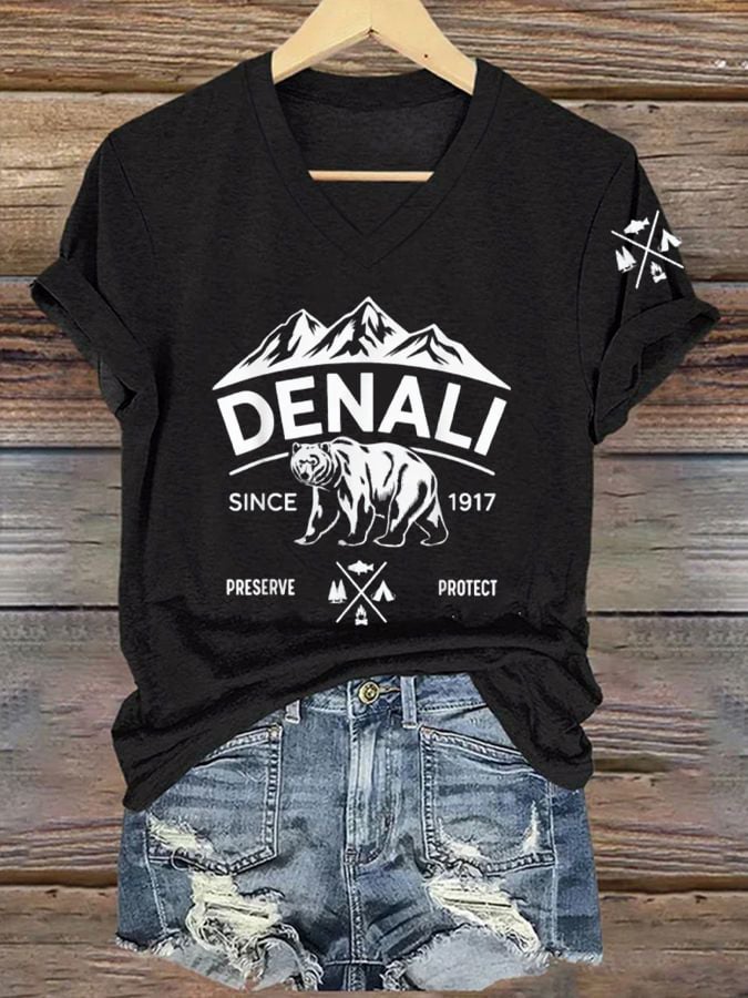 Women's Protect Our National Parks Hot Spots Print T-Shirt