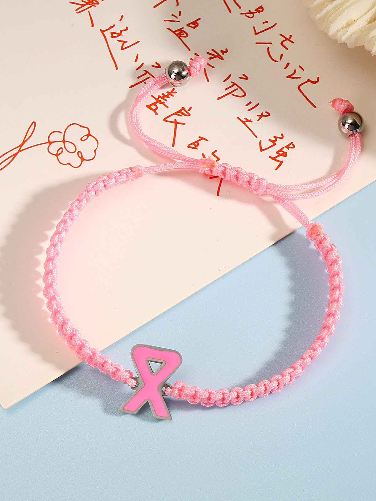 Pink Ribbon Promotes Women’S Anti-Breast Awareness Bracelets
