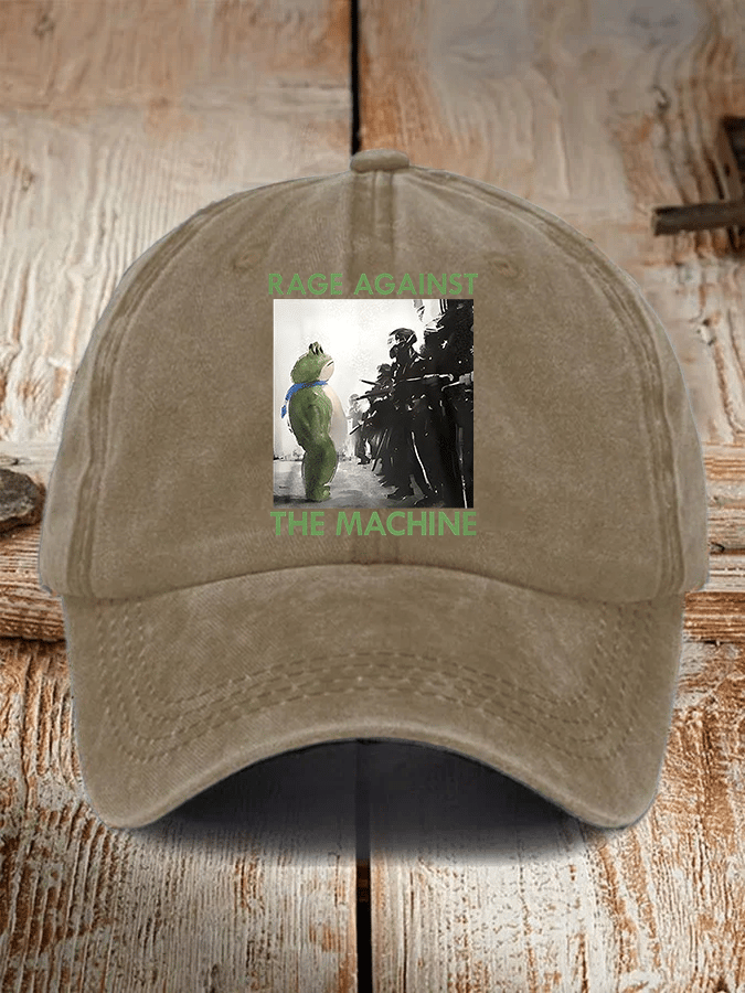 Unisex Portland Frog Resist Print Hat