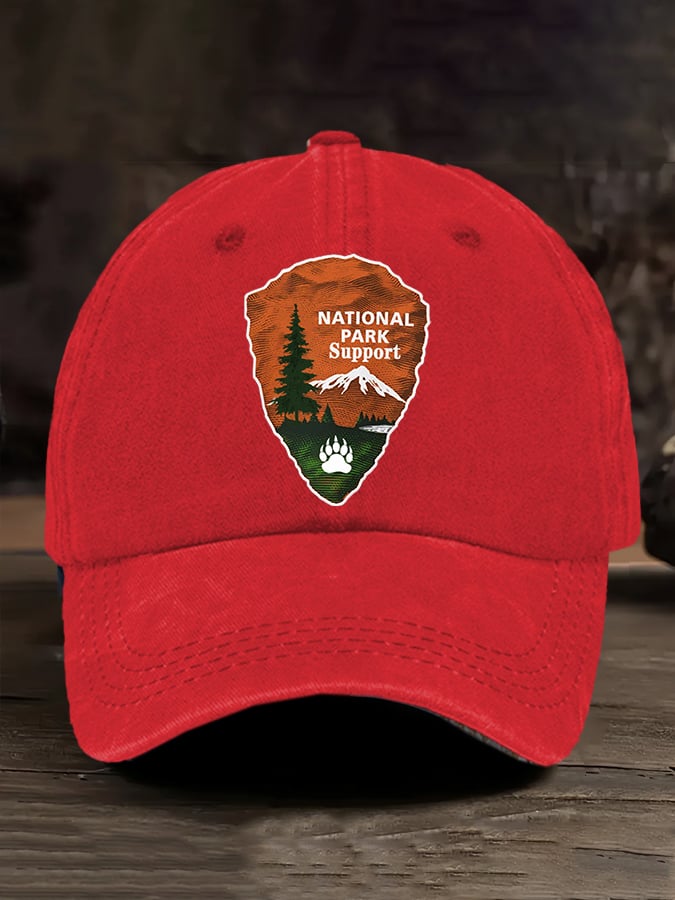 Protect Our National Parks Print Baseball Cap