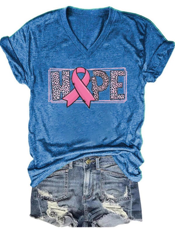 Women's Pink Breast Cancer Awareness Shirt T-Shirt