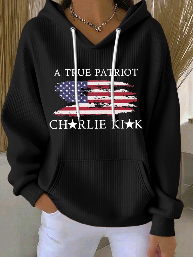 Women's A True Patriot Printed Hoodie