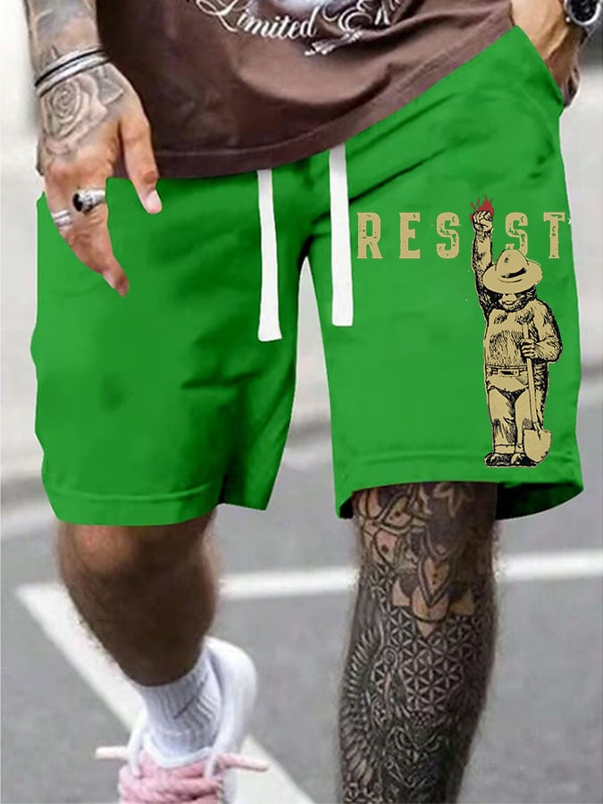 Men's Protect Our National Parks Print Shorts