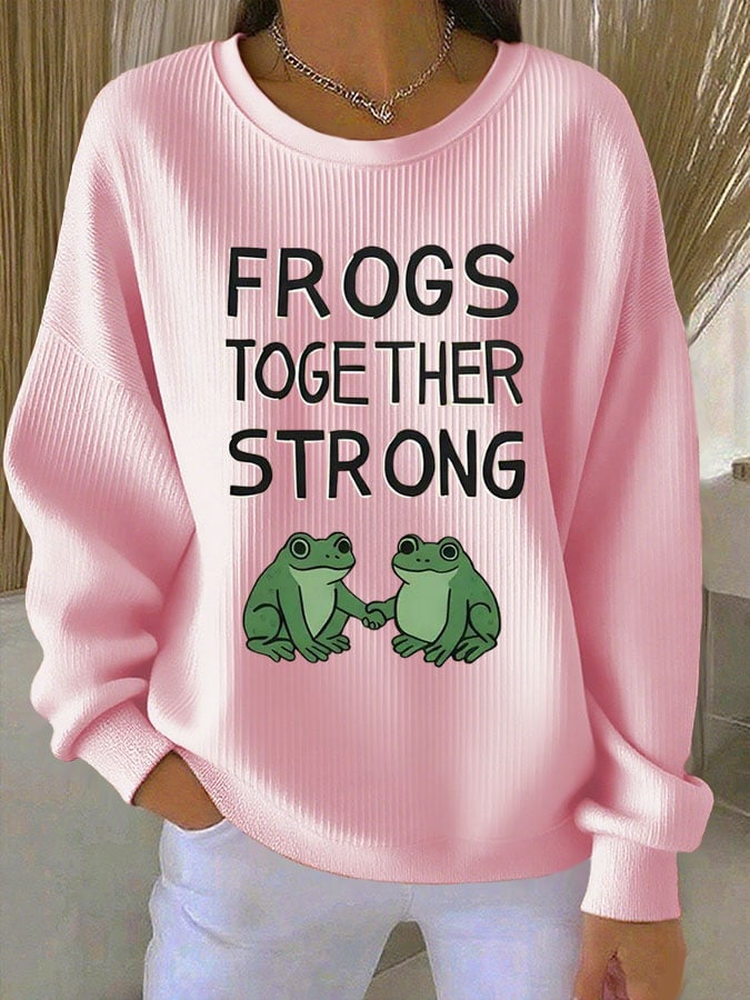 Women's Frogs Together Strong Sweatshirt