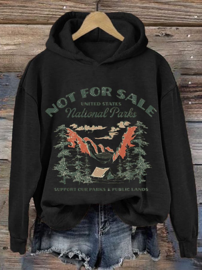 Women's Protect Our National Parks Printed Sweatshirt