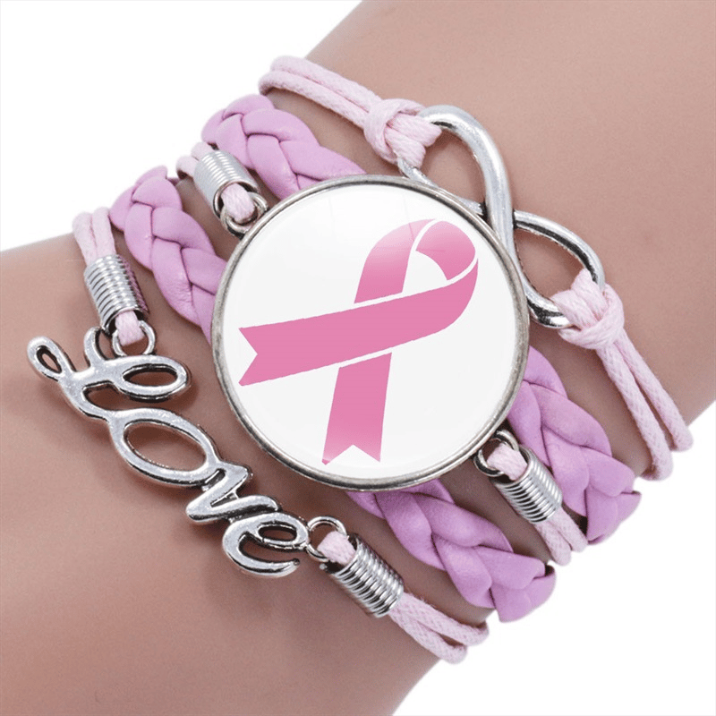 Breast Cancer Awareness Women's Handmade Bracelet