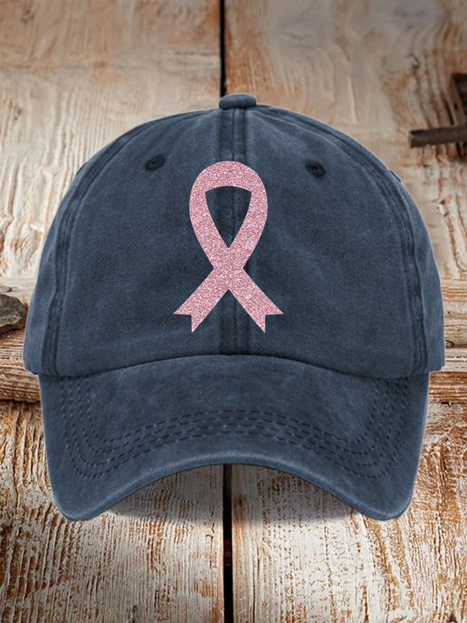 Unisex Breast Cancer Awareness Printed Hat