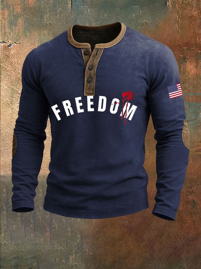 Men's Commemorative Leader Print Long Sleeve Top