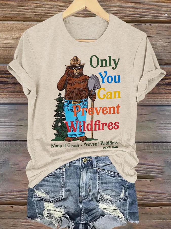 Women's National Park Print V-Neck T-Shirt