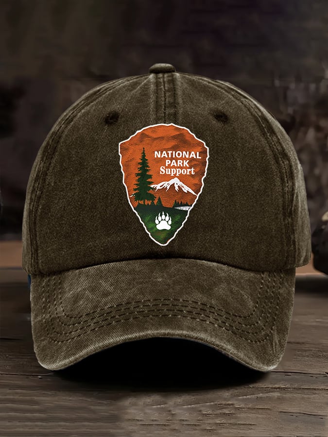 Protect Our National Parks Print Baseball Cap