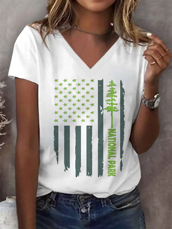 Women's National Park Print T-Shirt