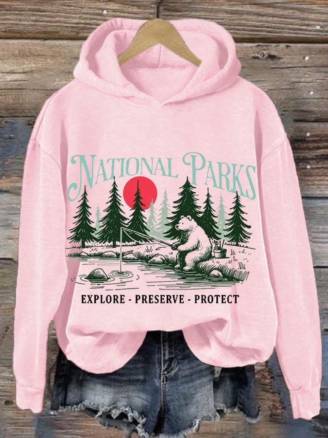 Women's National Park Printed Sweatshirt