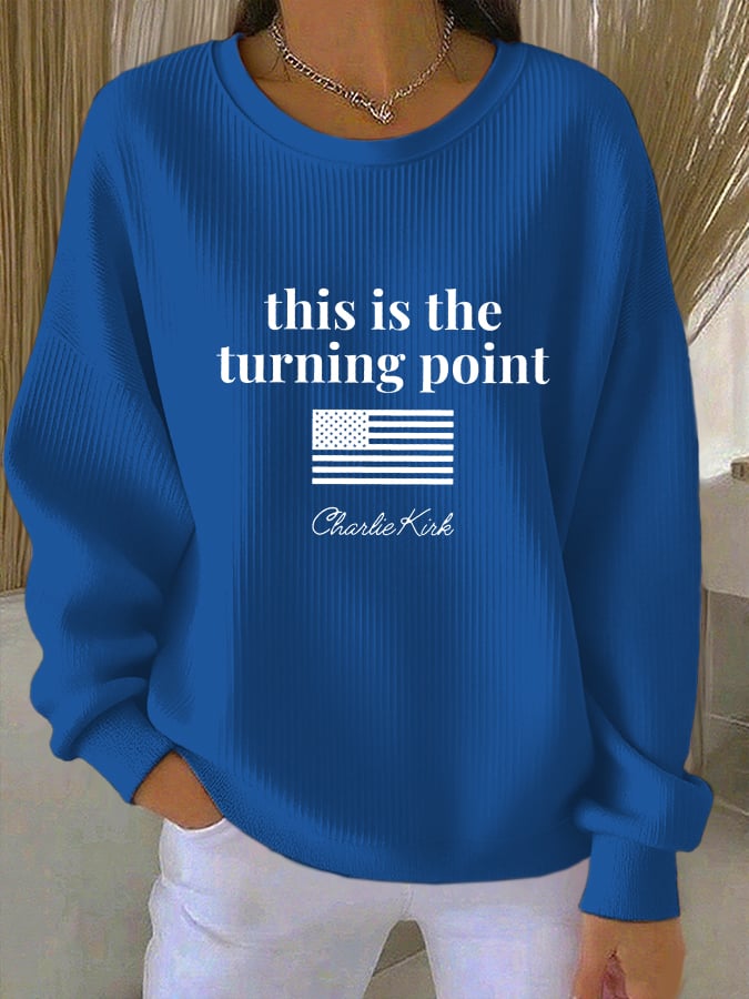 Women's This is the Turning Point Print Sweatshirt