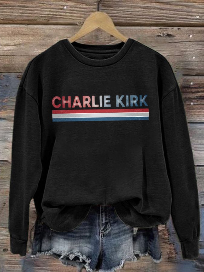 Women's Retro Freedom Print Sweatshirt