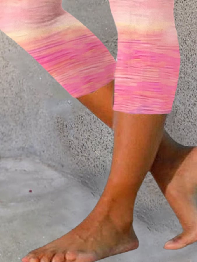 Women's Breast Cancer Awareness Print Leggings