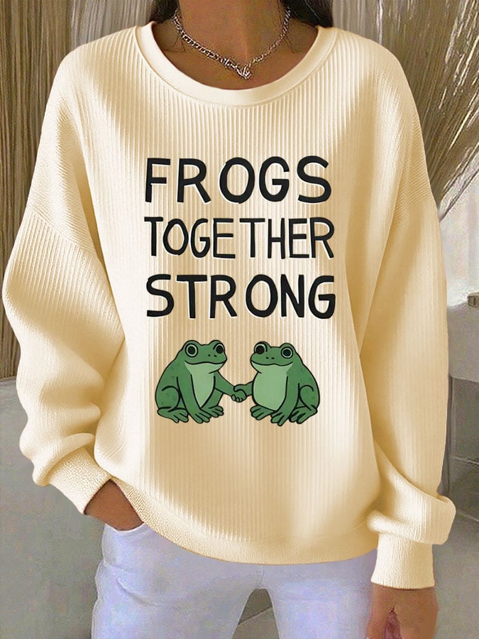 Women's Frogs Together Strong Sweatshirt