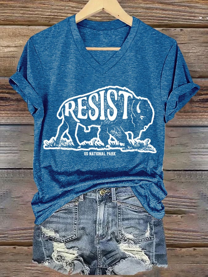 Women's Protect Our National Parks Printed T-Shirt