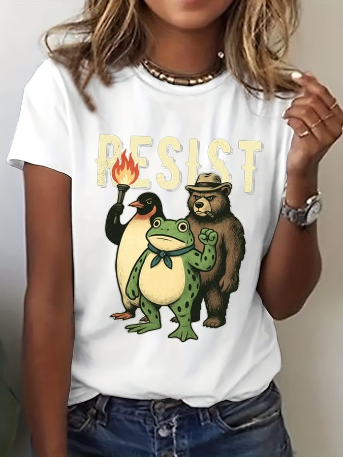 Women's FDT Print Crew Neck T-Shirt