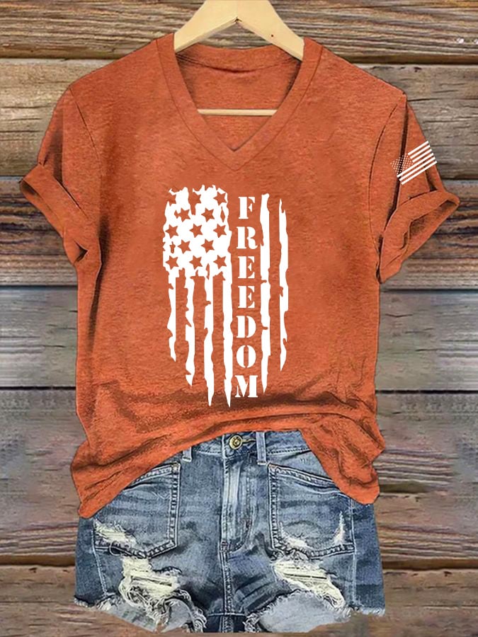 Women's Casual Free Print T-Shirt