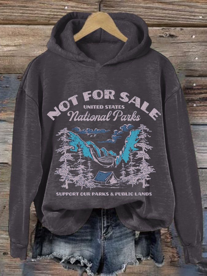 Women's Protect Our National Parks Printed Sweatshirt