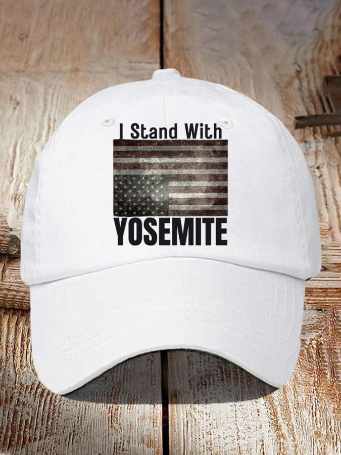 Unisex I Stand With Yosemite Print Baseball Cap