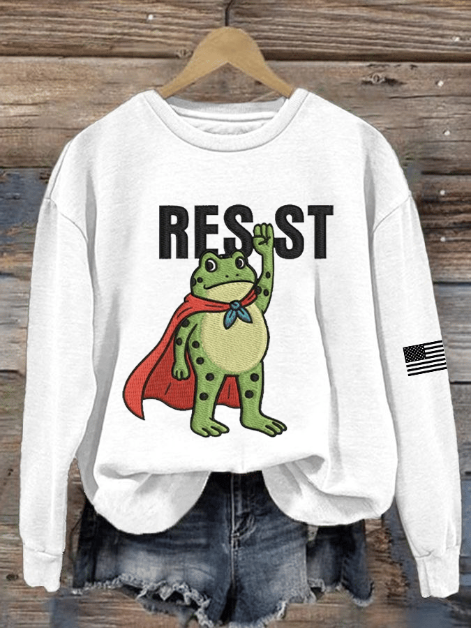 Women's FDT Printed Crew Neck Sweatshirt