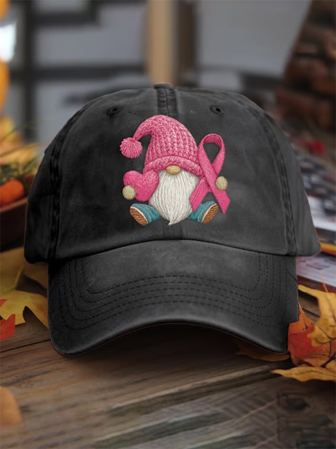 Breast Cancer Awareness Print Baseball Cap