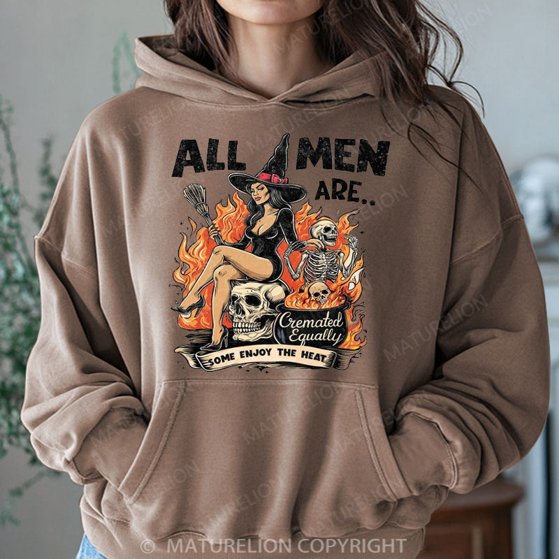 Maturelion Halloween Hoodie All Men Cremated Women Washed Hoodie