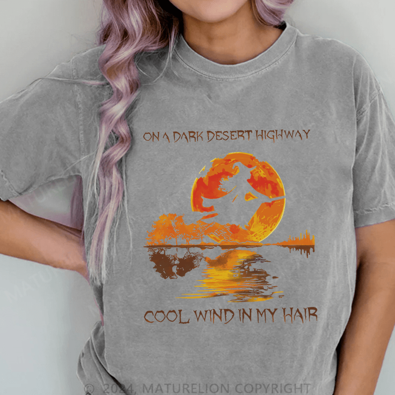 Maturelion Halloween Yes Actually I Can Drive A Stick DTG Printing Washed Cotton T-Shirt