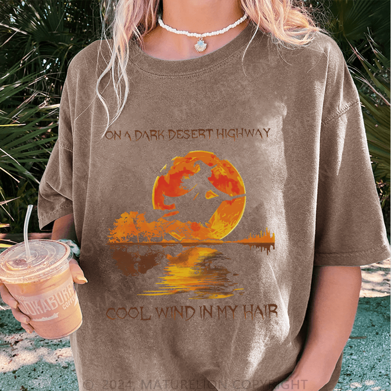 Maturelion Halloween Yes Actually I Can Drive A Stick DTG Printing Washed Cotton T-Shirt