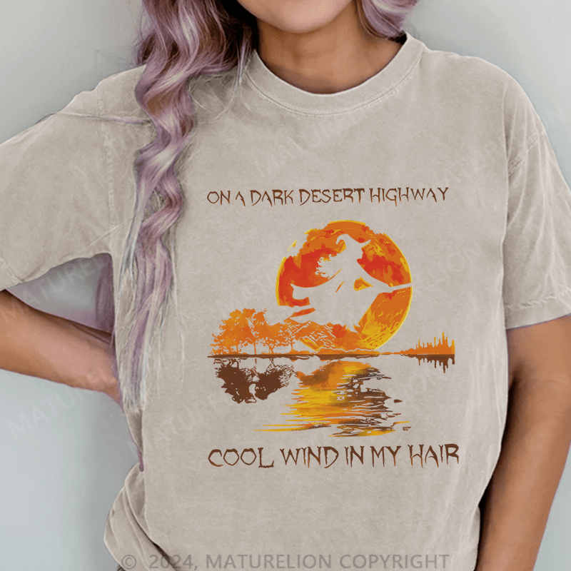 Maturelion Halloween Yes Actually I Can Drive A Stick DTG Printing Washed Cotton T-Shirt