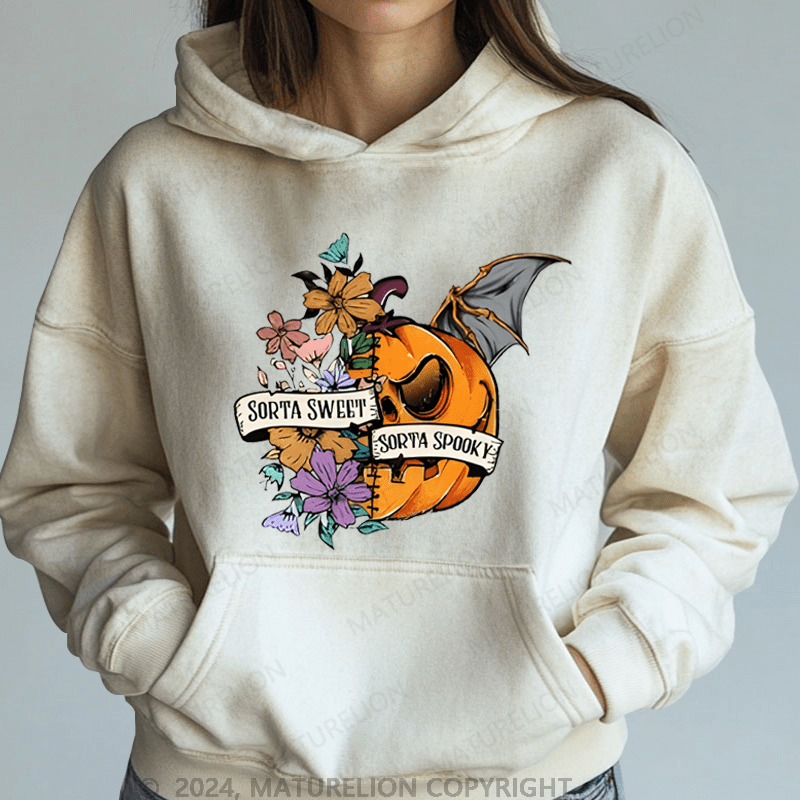 Maturelion Halloween Halloween Washed Hoodie