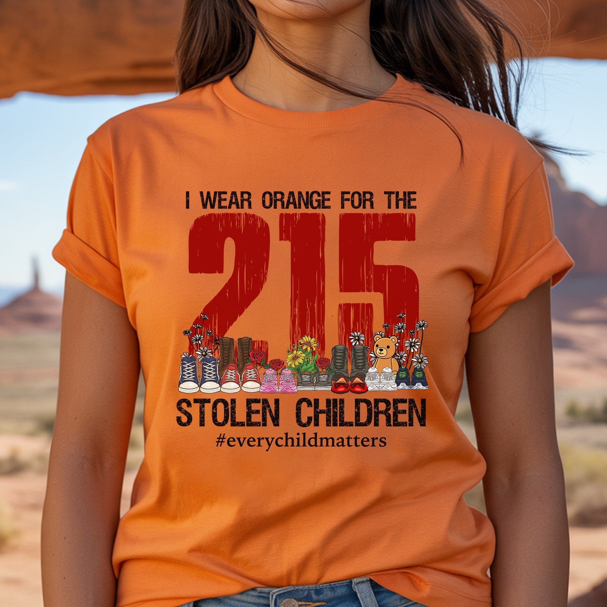 Every Child Matters For The 215 Stolen Children Unisex T-Shirt/Hoodie/Sweatshirt 035