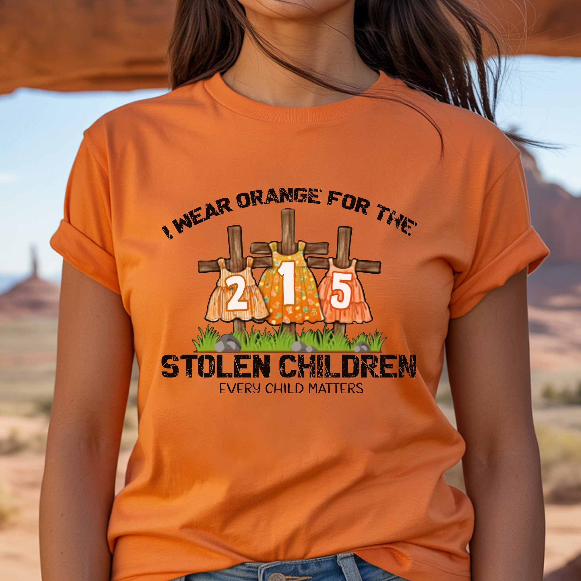 Every Child Matters For The 215 Stolen Children Unisex T-Shirt/Hoodie/Sweatshirt 037
