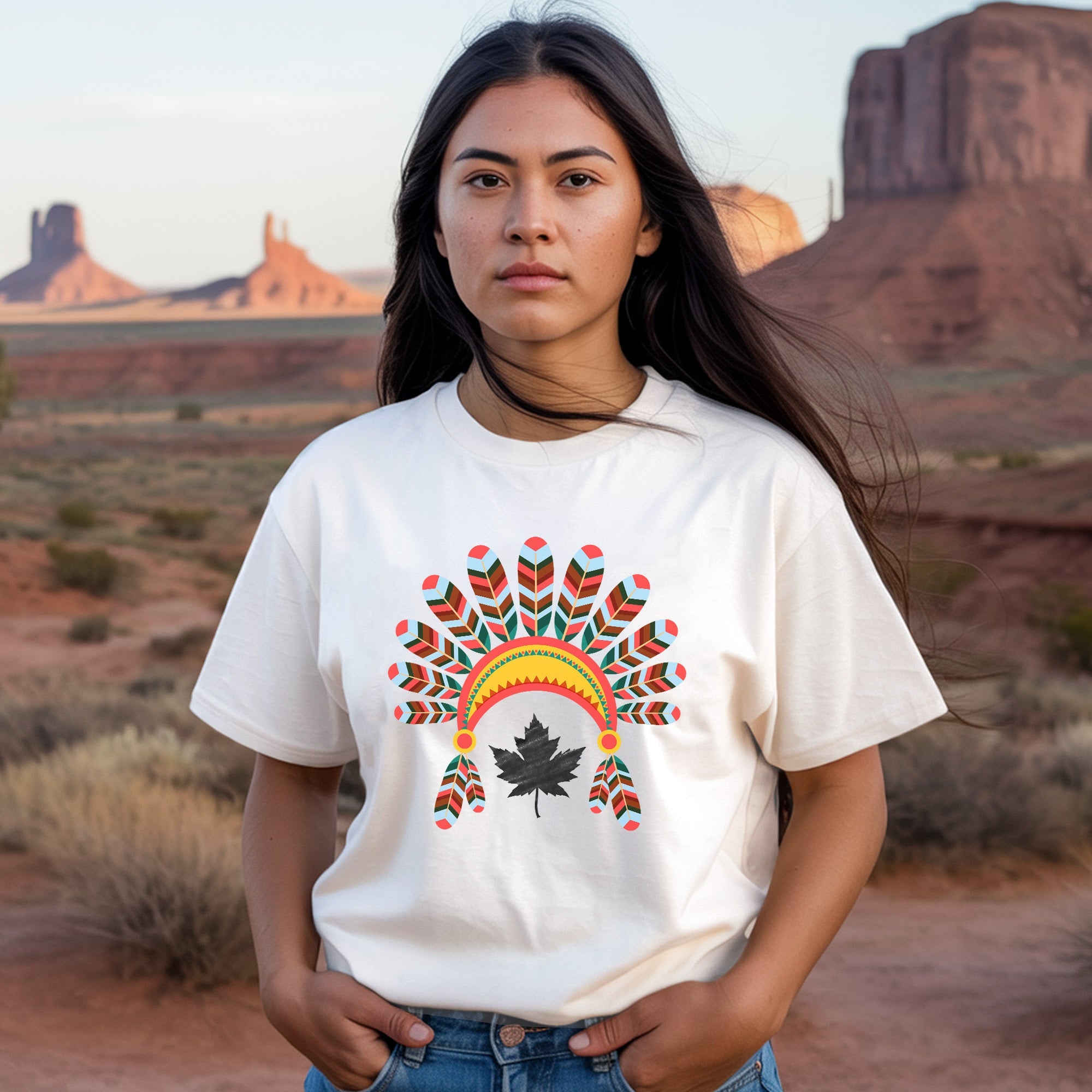 Every Child Matters Chief's Hat Feather Unisex T-Shirt/Hoodie/Sweatshirt 045
