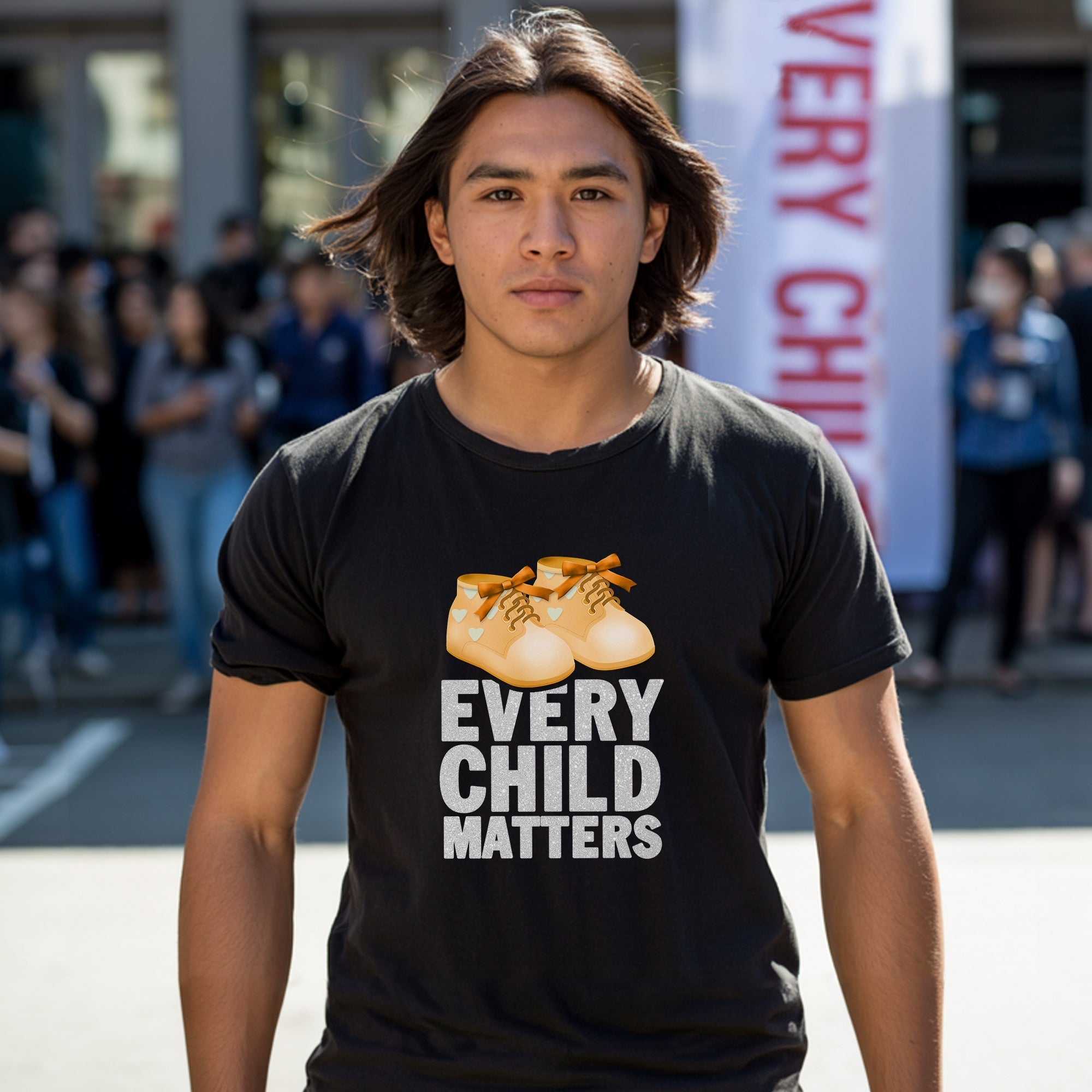 Every Child Matters Shoes Orange Unisex T-Shirt/Hoodie/Sweatshirt 049