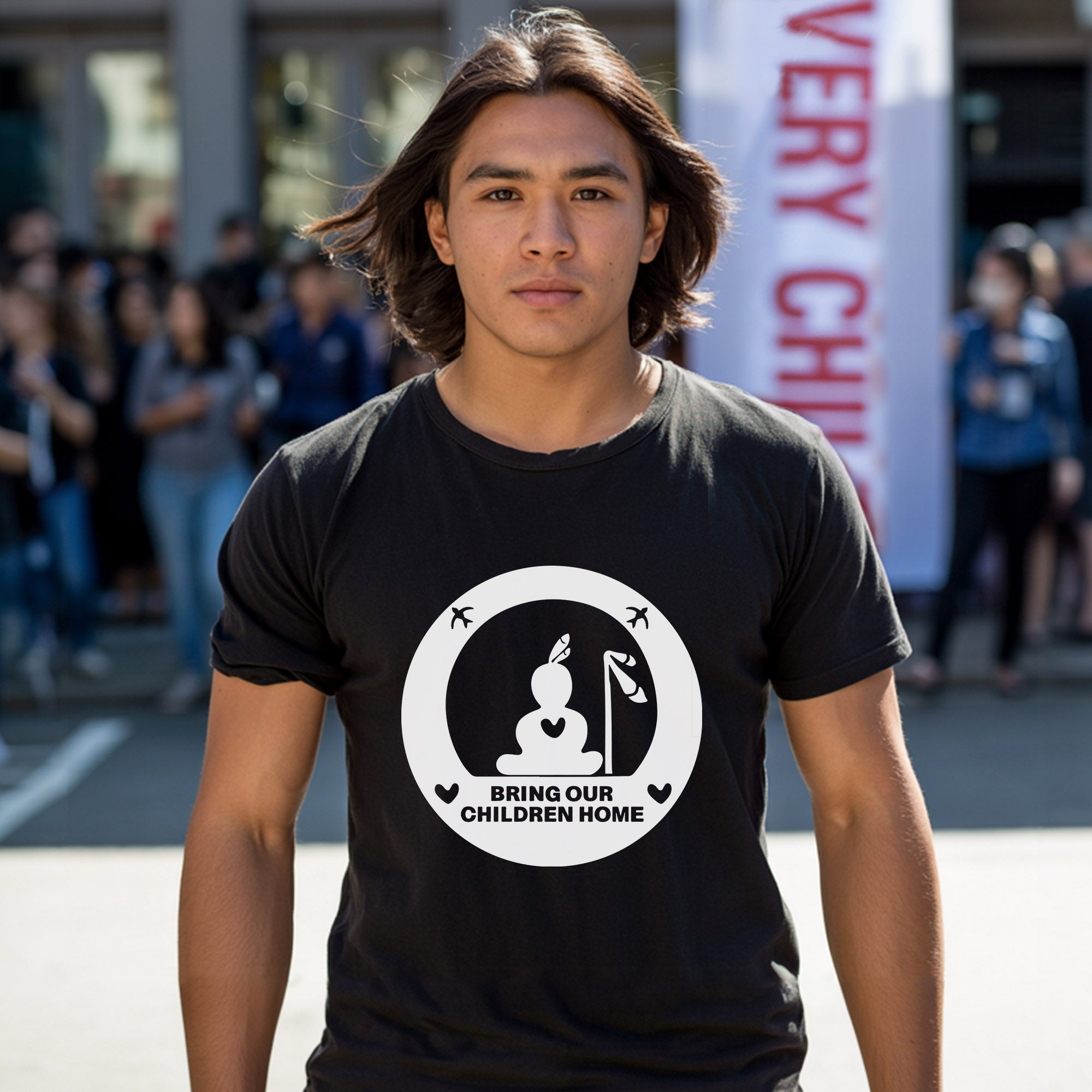 Every Child Matters Bring Our Children Home Circle Unisex T-Shirt/Hoodie/Sweatsh 050