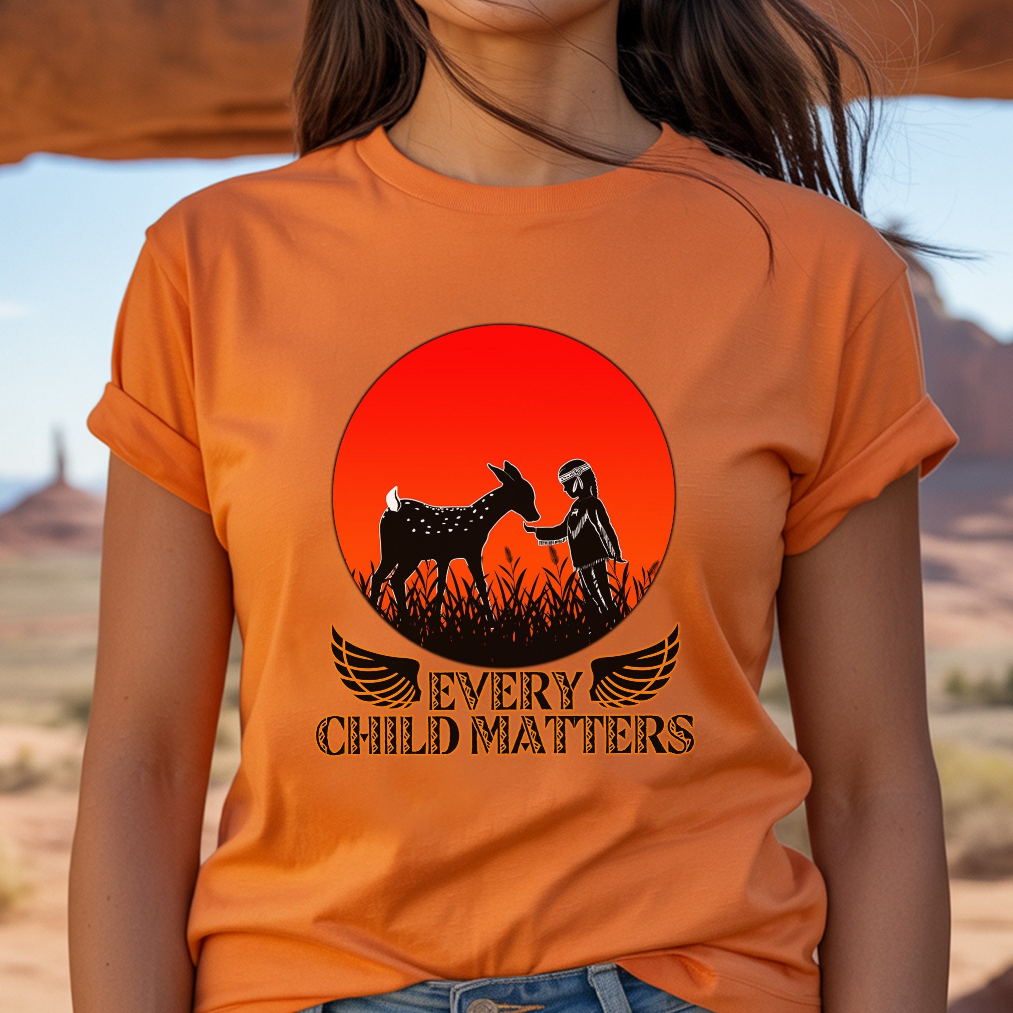 Every Child Matters Awareness for Indigenous Unisex T-Shirt/Hoodie/Sweatshirt 052