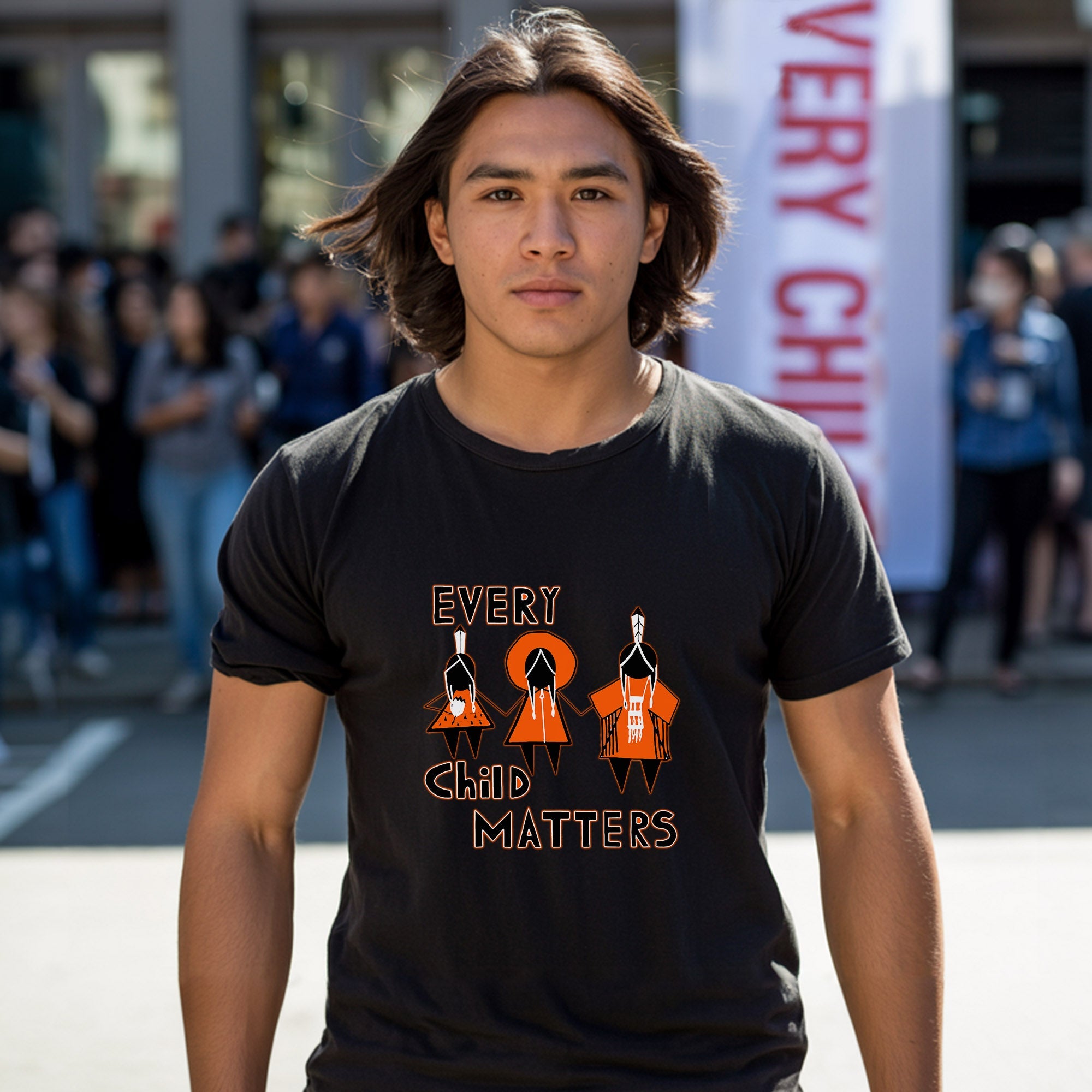 Every Child Matters Three Children Together Unisex T-Shirt/Hoodie/Sweatshirt 054