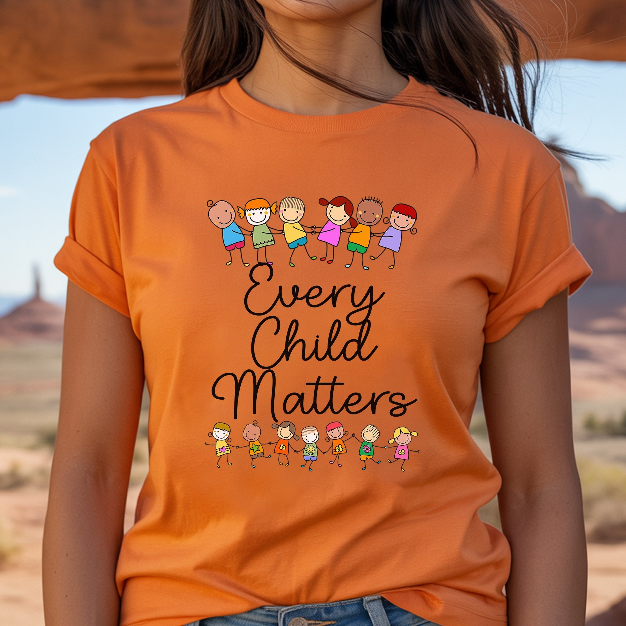 Every Child Matters Children Together Unisex T-Shirt/Hoodie/Sweatshirt 058