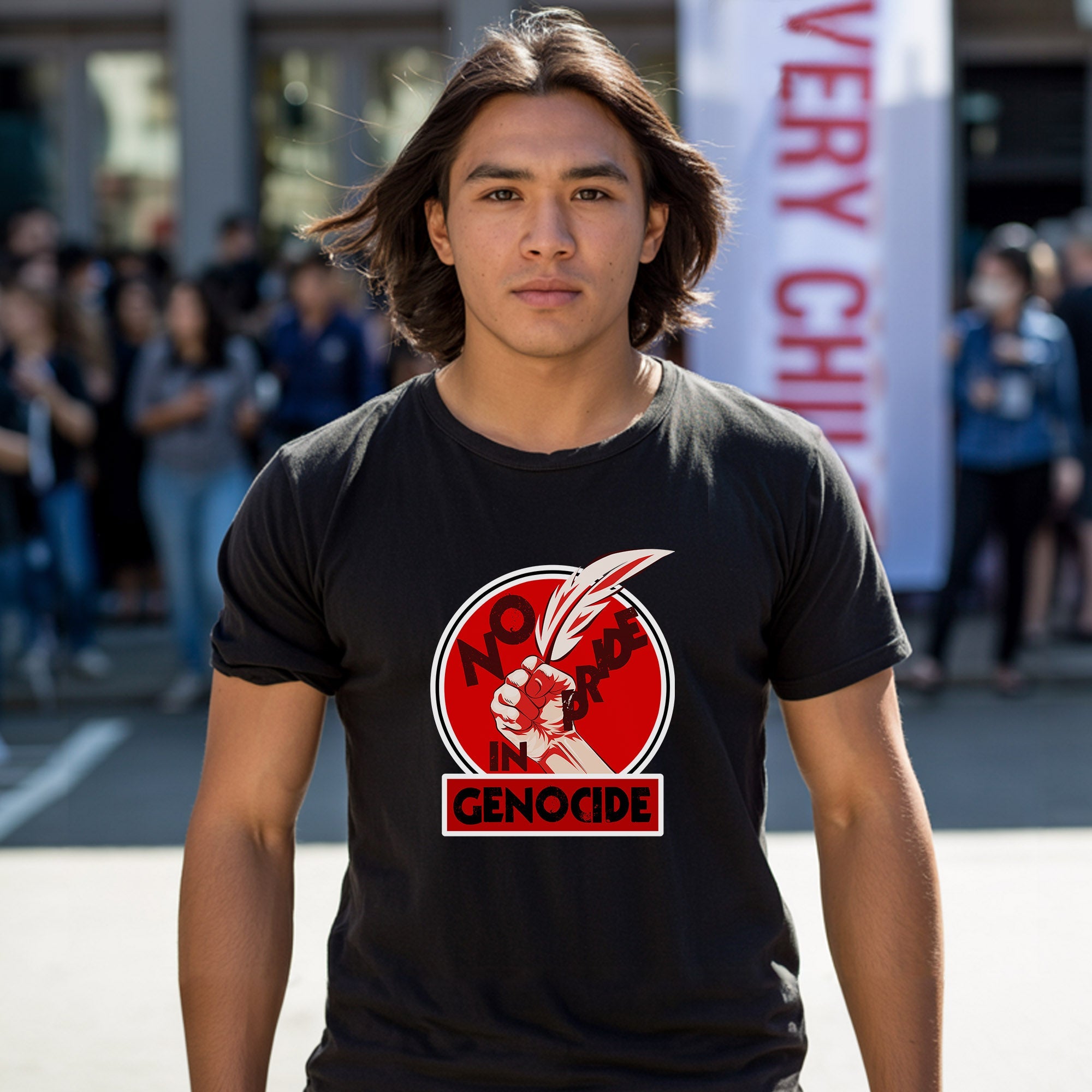 Every Child Matters No Pride In Genocide Unisex T-Shirt/Hoodie/Sweatshirt 059