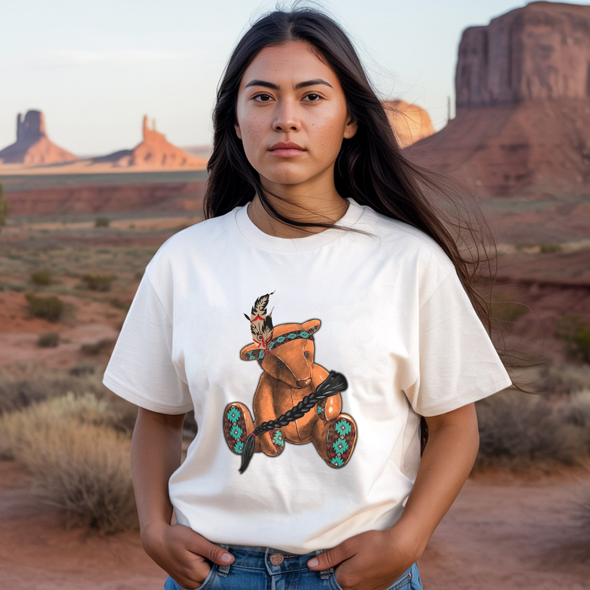 Every Child Matters Orange Bear Indigenous Unisex T-Shirt/Hoodie/Sweatshirt 060